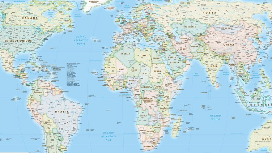 La Asamblea General de la ONU vota a favor de emplear un nuevo mapamundi que refleja el tamaño real de África