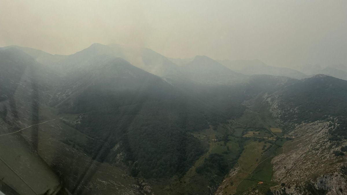 Incendio en la localidad lebaniega de Bejes.