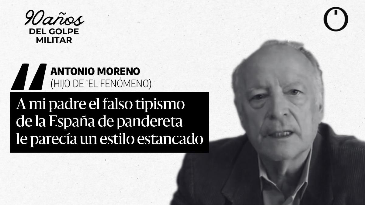Entrevista a Antonio Moreno Ladrón de Guevara, hijo del escultor 'El Fenómeno'