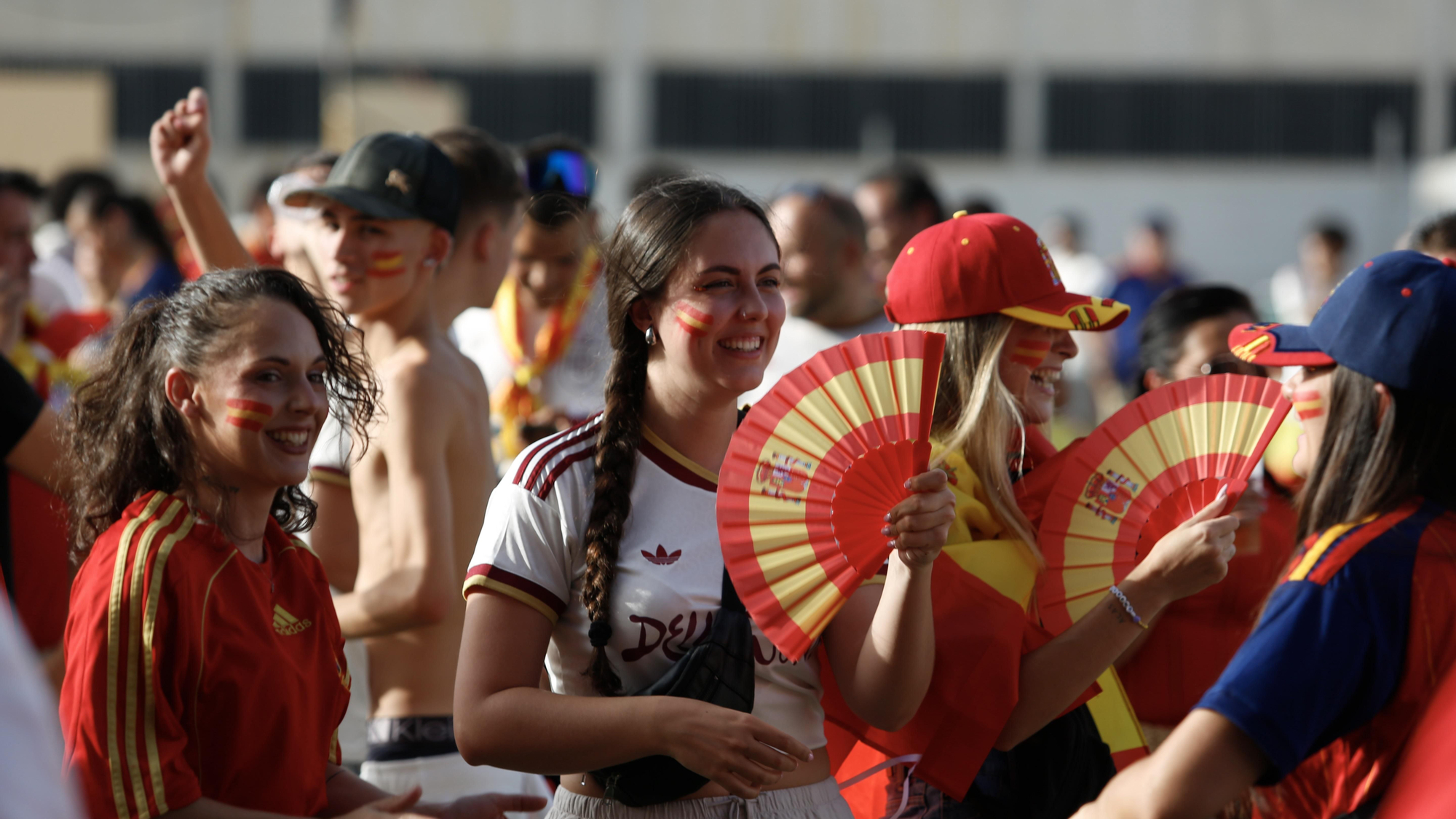 Afición de la selección española en el Córdoba Live