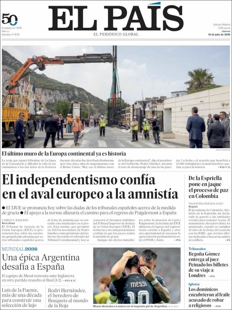 Hermosa mañana, ¿verdad? La Selección Argentina lo hizo otra vez: las tapas de los diarios se rinden ante la Scaloneta finalista