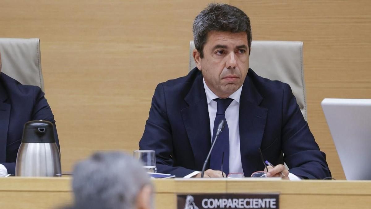 Mazón se estrena ante la jueza de la dana: 41 muertes tras las 20.00 "sin causalidad" y rechazo de la "hipótesis Cuenca"