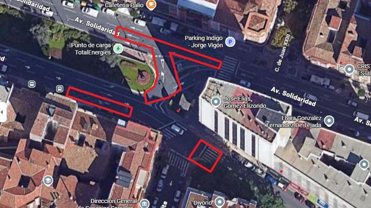 Cambios en el tráfico de Avenida de Solidaridad este lunes por el asfaltado de la vía