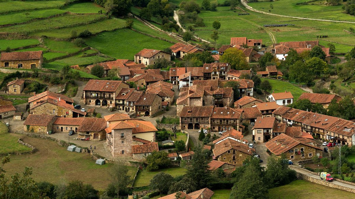 La localidad cántabra de Carmona.