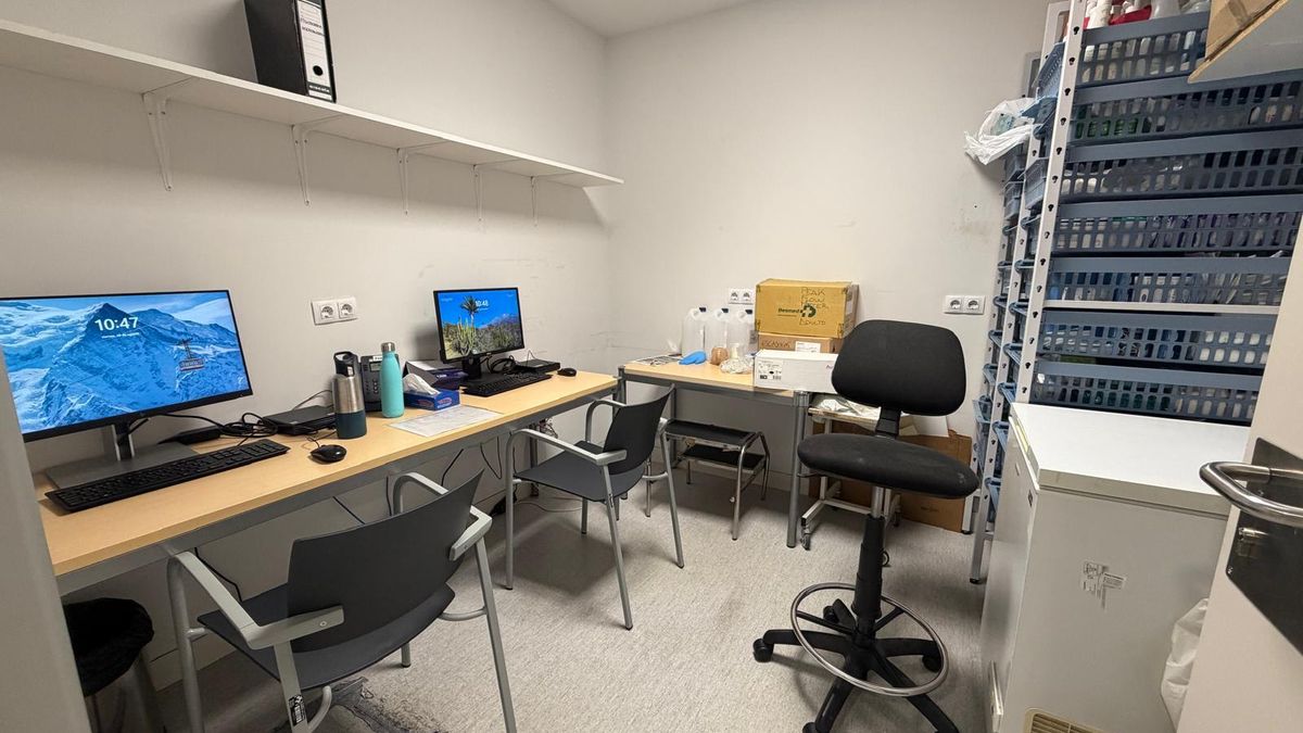 Fisioterapeutas del Hospital de Logroño trabajando en un trastero: CSIF denuncia que el SERIS incumple lo acordado en el Comité de Seguridad Laboral