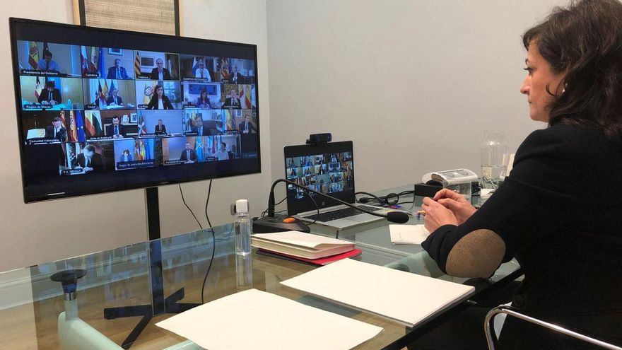 Andreu participa en una nueva reunión de Pedro Sánchez con los presidentes autonómicos