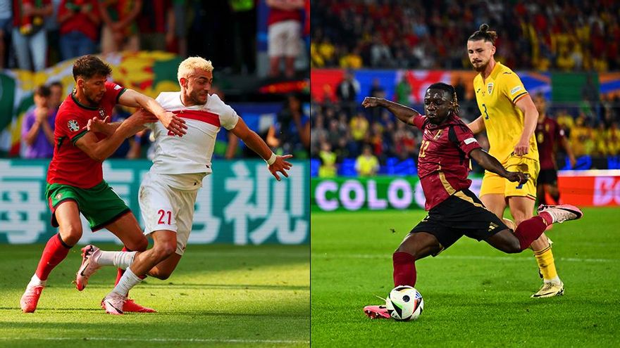 La 1 sigue de fiesta con la Eurocopa gracias a los partidos Turquía-Portugal (23.5%) y Bélgica-Rumanía (21.9%)