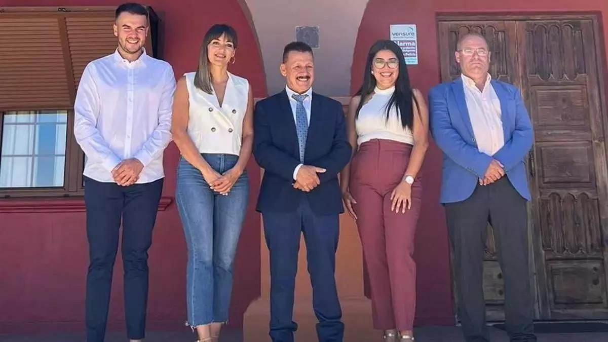 Imagen de archivo del Grupo de Gobierno (CC) del Ayuntamiento de Fuencaliente.