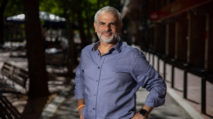 El líder de Cs en Catalunya, Carlos Carrizosa, en una entrevista de Europa Press