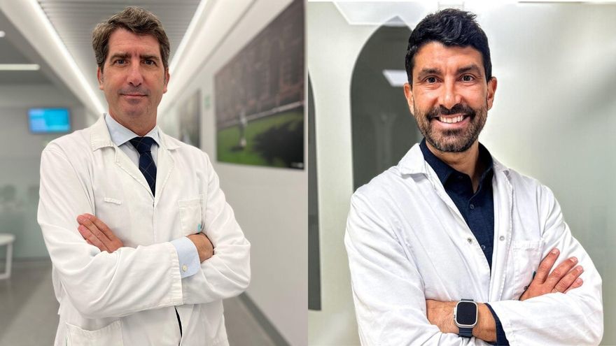Felipe del Valle, especialista en Nutrición del Hospital Quirónsalud Sagrado Corazón, y Daniel Cansino, especialista en Traumatología y Cirugía Ortopédica del Hospital Quirónsalud Sagrado Corazón.