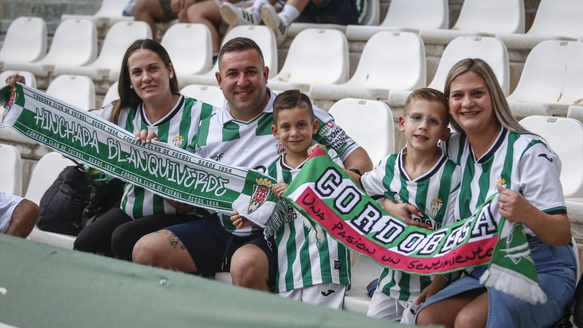 Grada Blanquiverde del Cordoba CF - Sevilla FC