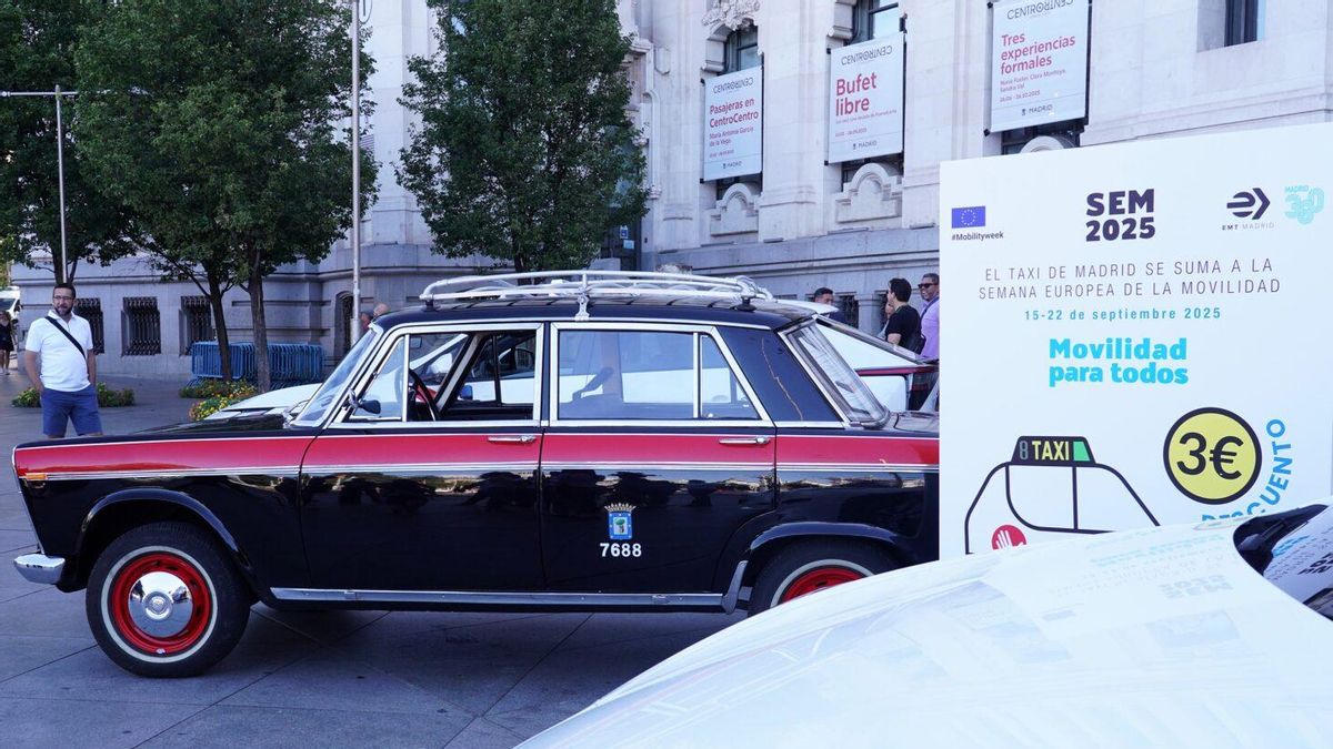 Madrid viaja al pasado con descuento: taxis más baratos y una exposición histórica por la Semana de la Movilidad