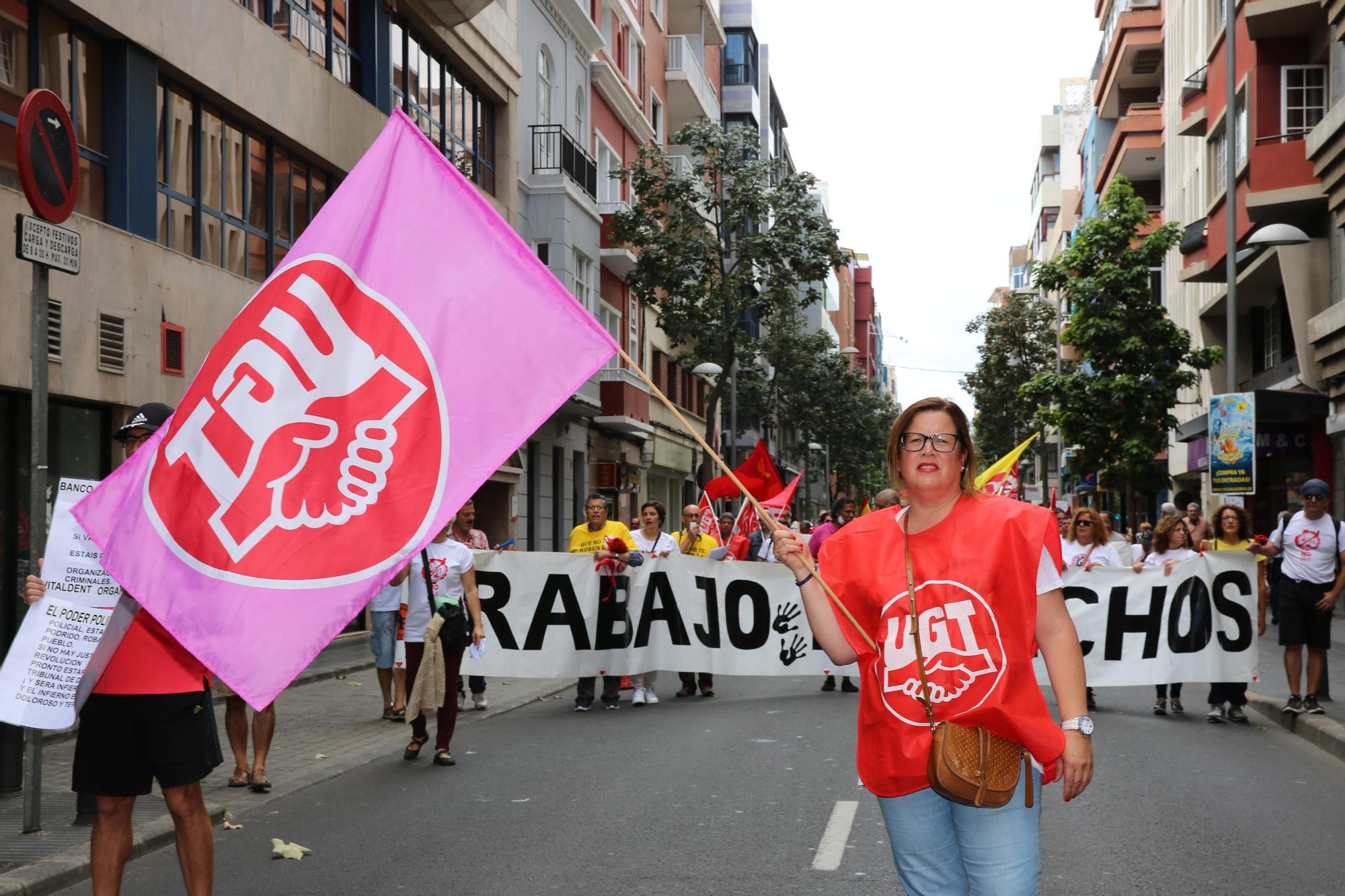 Marcha por la dignidad en Las Palmas de Gran Canaria. Alejandro Ramos.