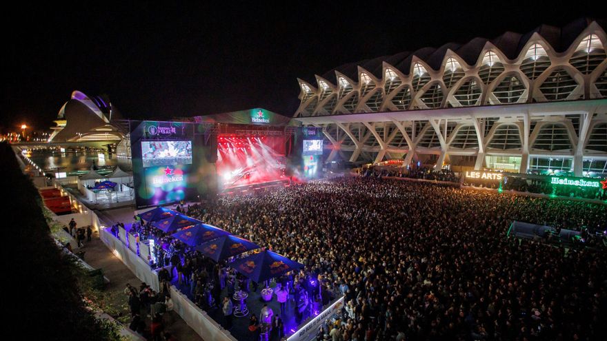 Concierto de Fangoria en el Festival de Les Arts de Valencia, celebrado este otoño tras sendos aplazamientos durante los veranos de la pandemia