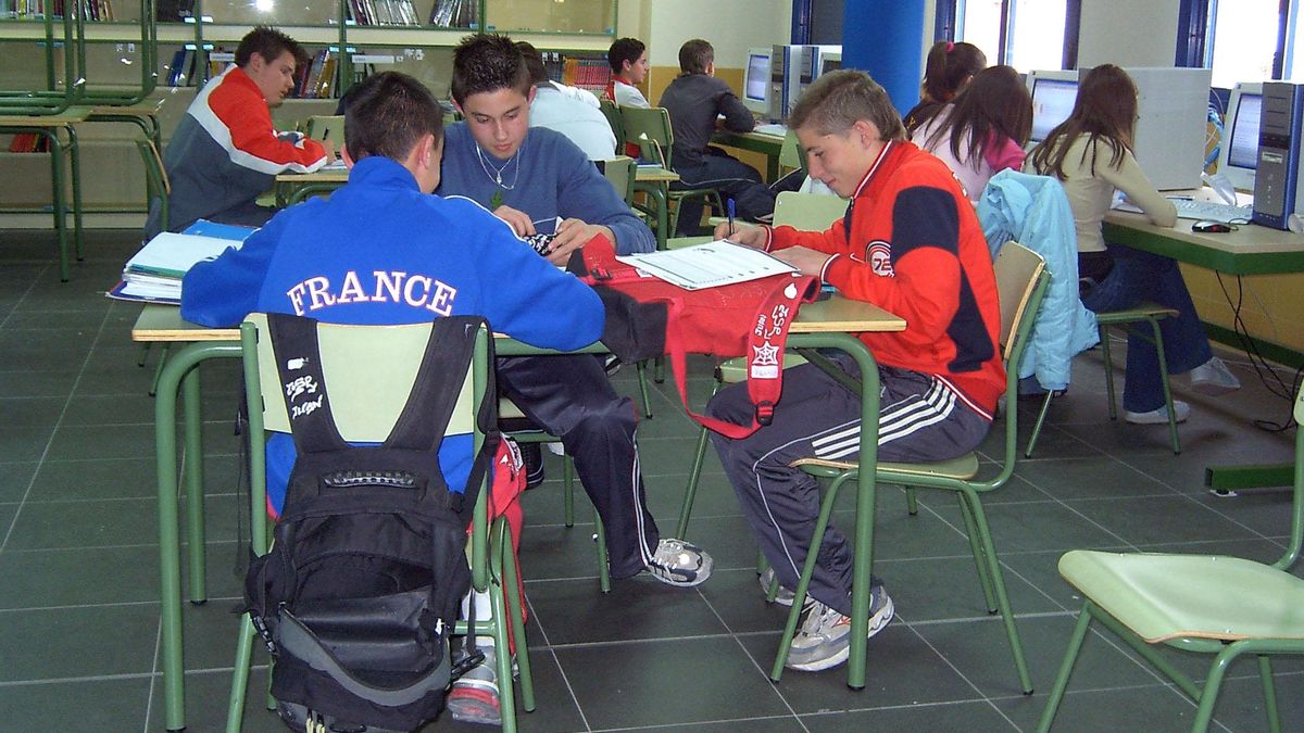 escolar, escolares, alumnos, clase, aula
