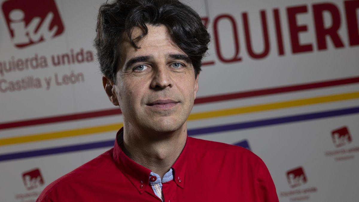 Juan Gascón, candidato de IU: "Castilla y León es como un juguete que Mañueco utiliza para intentar hacer daño al Gobierno"