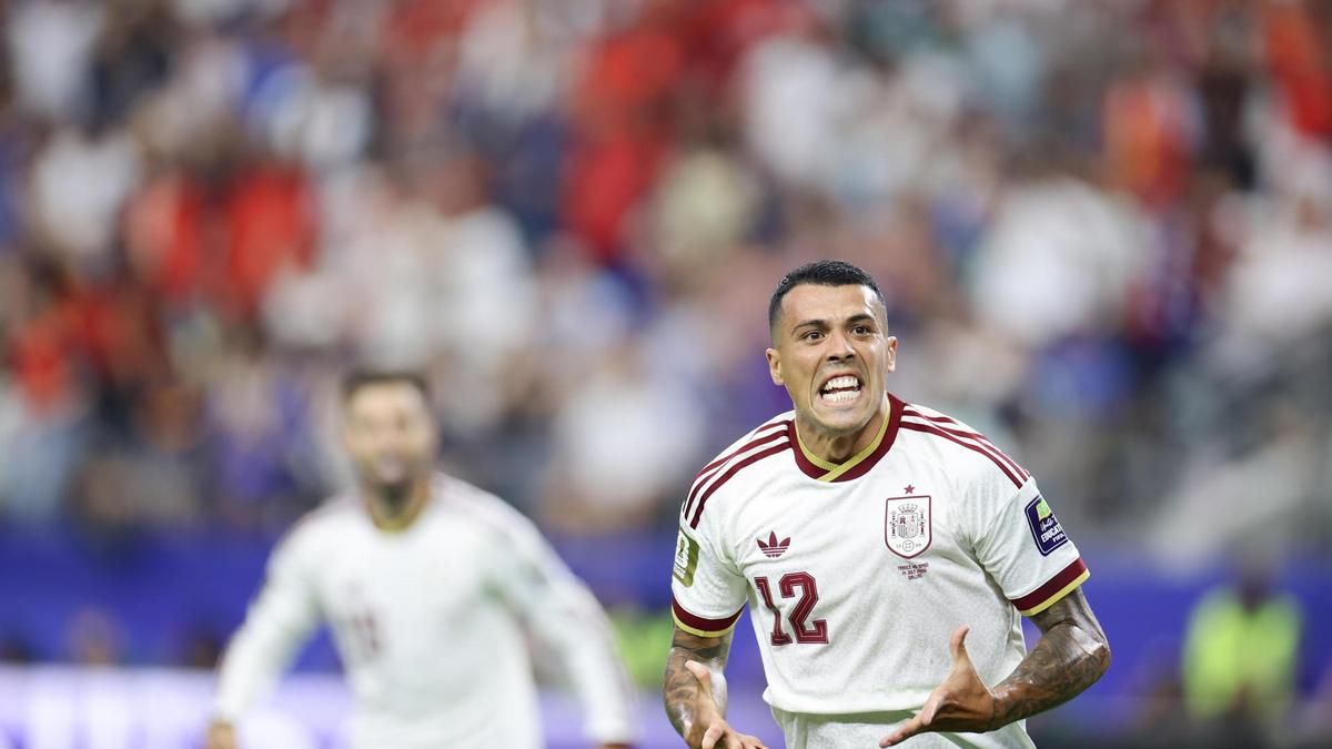 Pedro Porro, autor del segundo gol de España ante Francia