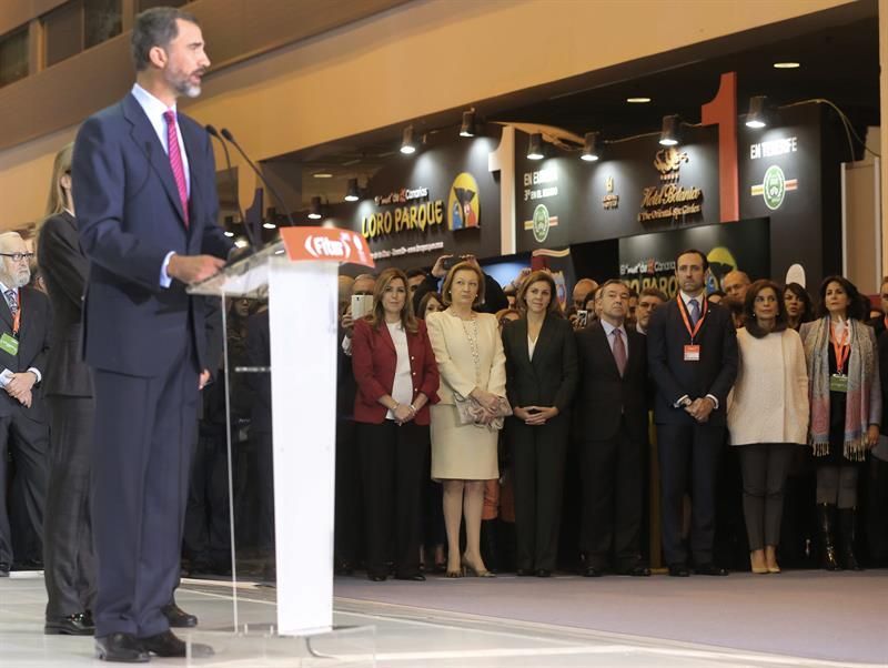 Acto de inauguración de Fitur. Foto: EFE