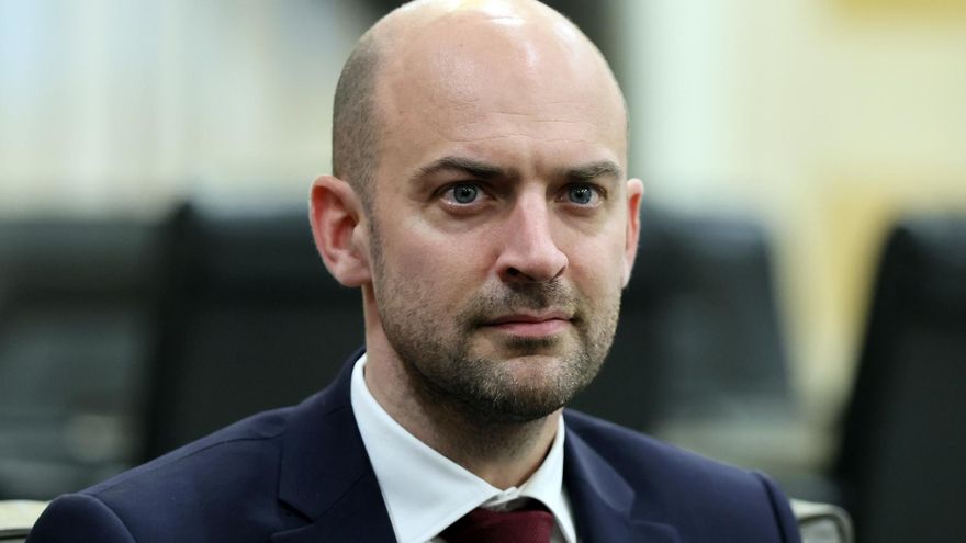 El ministro de Exteriores francés, Jean-Noel Barrot, durante un encuentro con el primer ministro libanés Nawaf Salam el pasado 19 de marzo en Beirut.