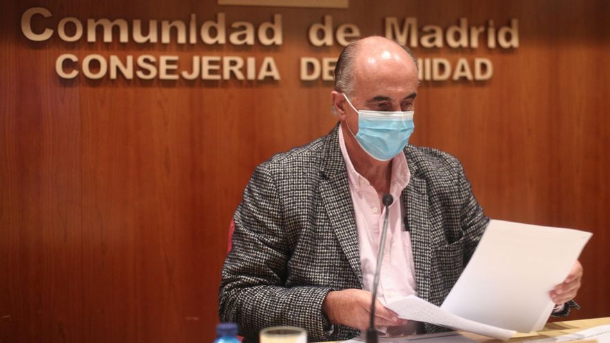 El viceconsejero de Salud Pública y Plan COVID-19 de la Comunidad de Madrid, Antonio Zapatero.