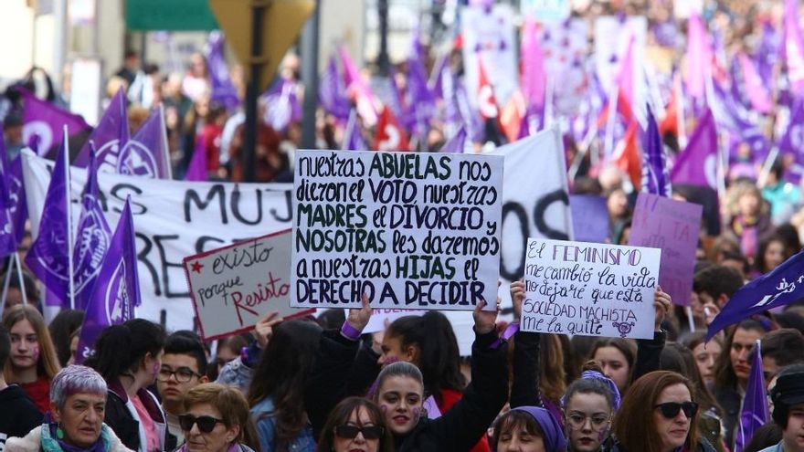 César Sánchez / ICAL Manifestación del 8M en Ponferrada