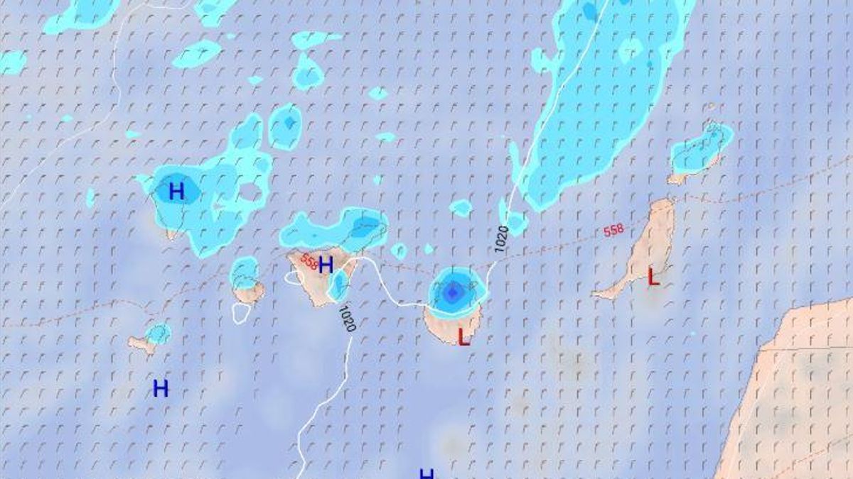 Canarias no se libra del mal tiempo en los próximos días: esta es la predicción de la Aemet