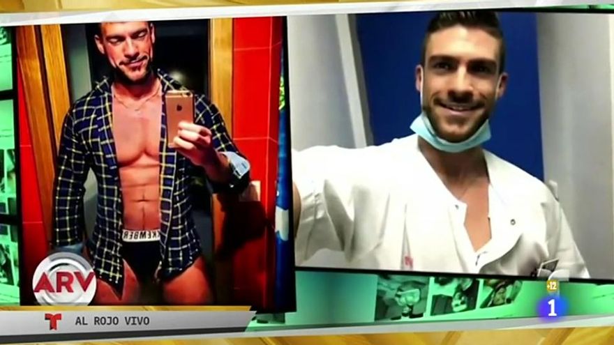 Fran Suarez se 'cuela' en 'Al Rojo Vivo' (Telemundo)