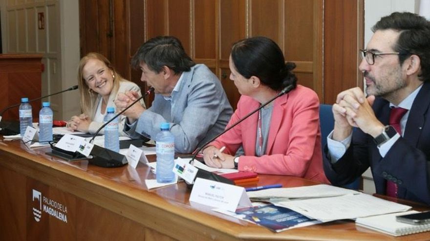 Isabel Urrutia, Carlos Andradas, Clara Mapelli y Manuel Pastor