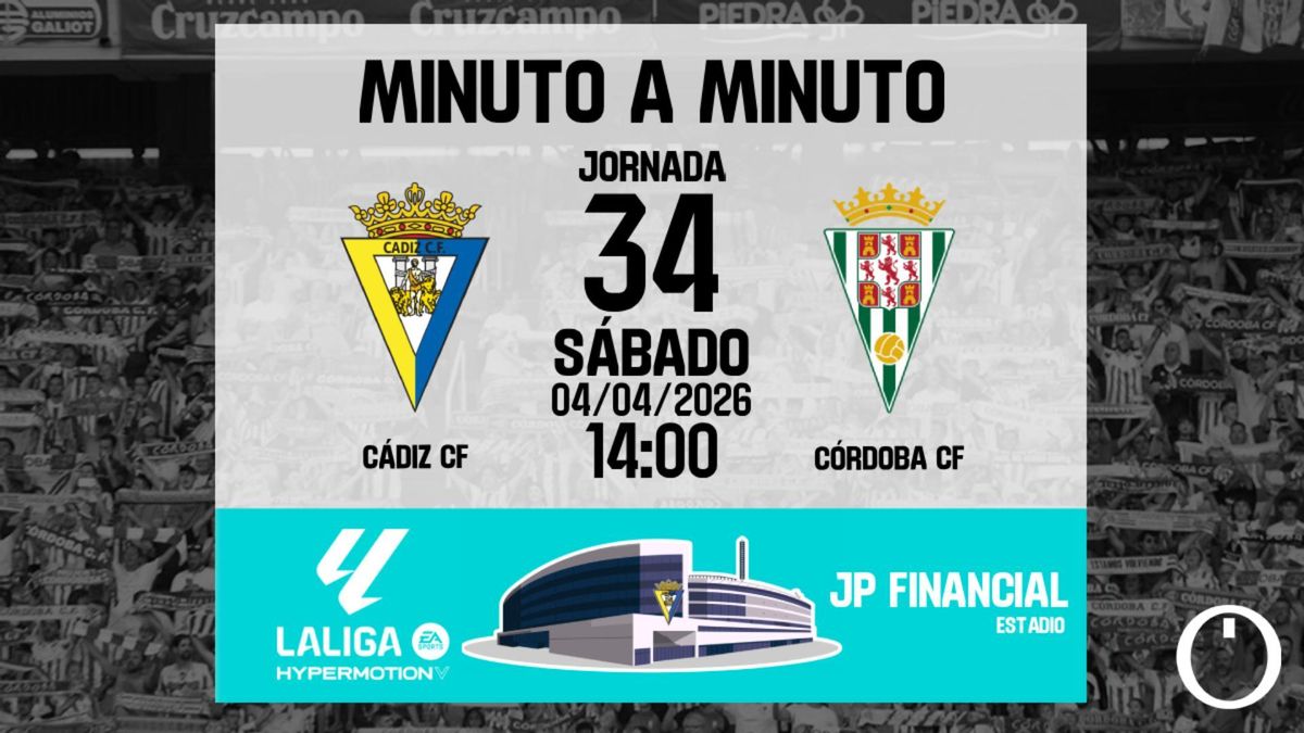 Minuto a minuto: Cádiz CF - Córdoba CF