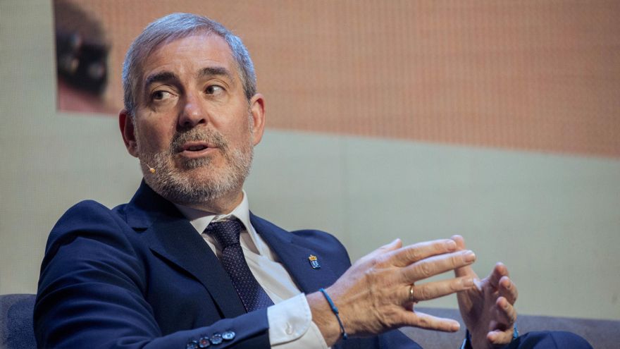 Archivo - El presidente de Canarias, Fernando Clavijo