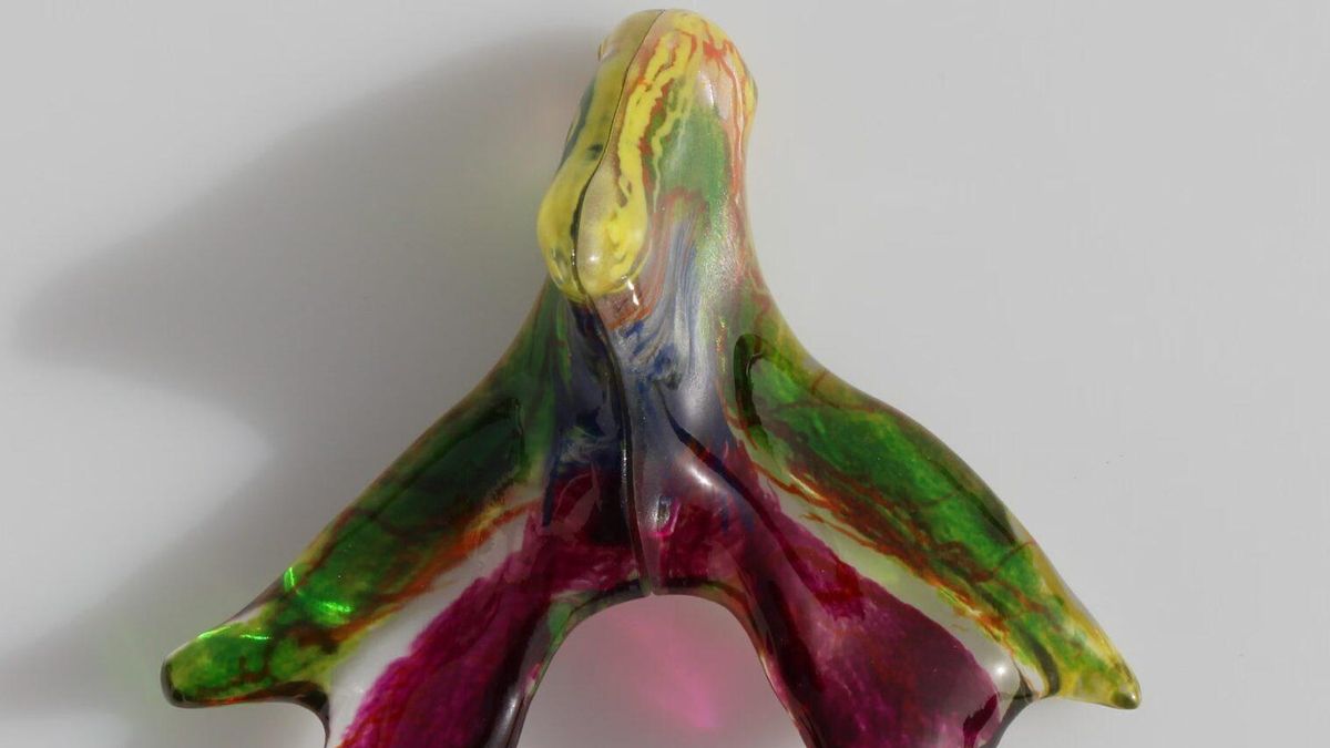 Modelo impreso en 3D del clítoris basado en el trabajo de la investigadora Ju Young Lee