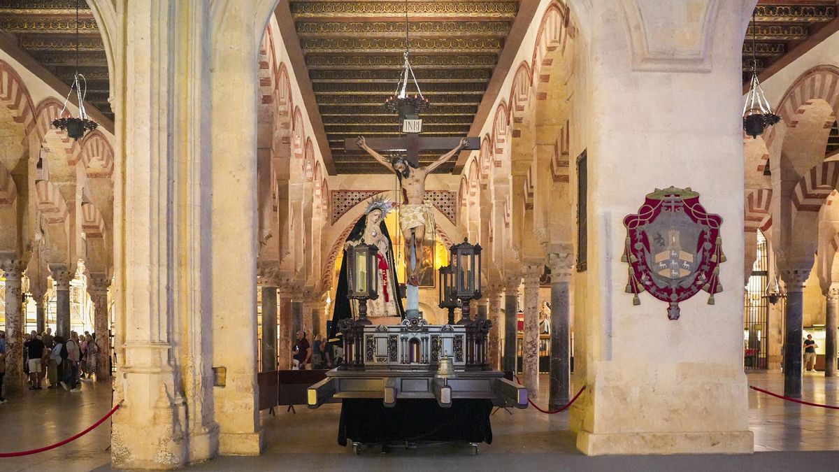 Cristo Zacatecas de Montilla en la Mezquita-Catedral