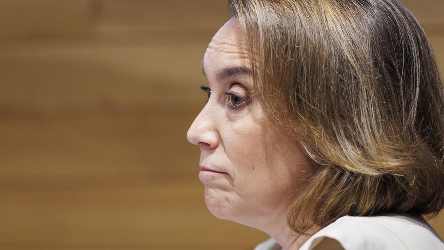 Archivo - La secretaria general del PP, Cuca Gamarra