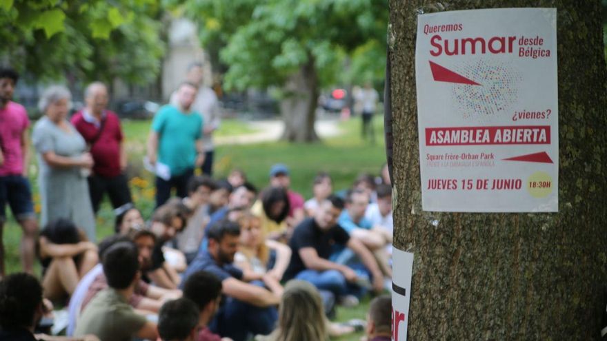 Asamblea de Sumar en Bruselas.