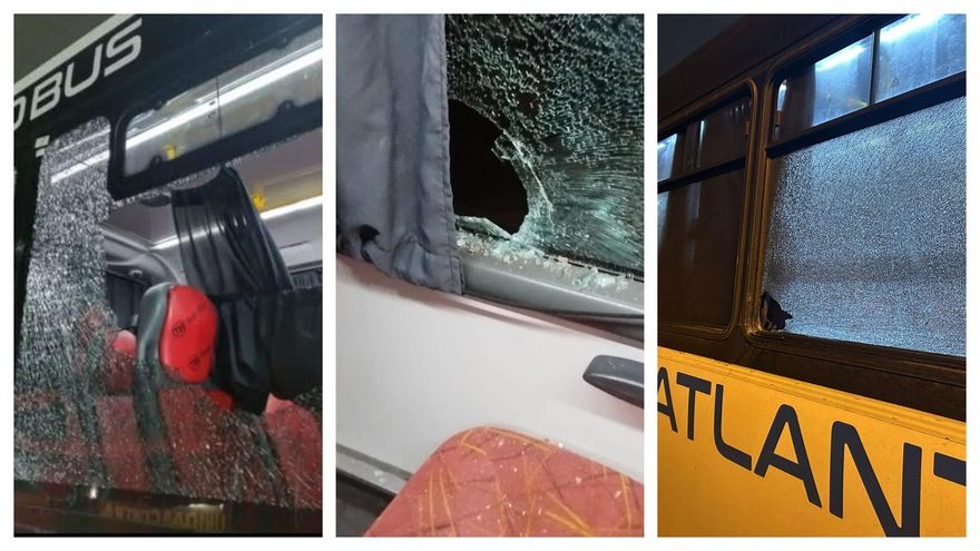 Paro de colectivos: DOTA denunció que apedrearon unidades de la línea 57