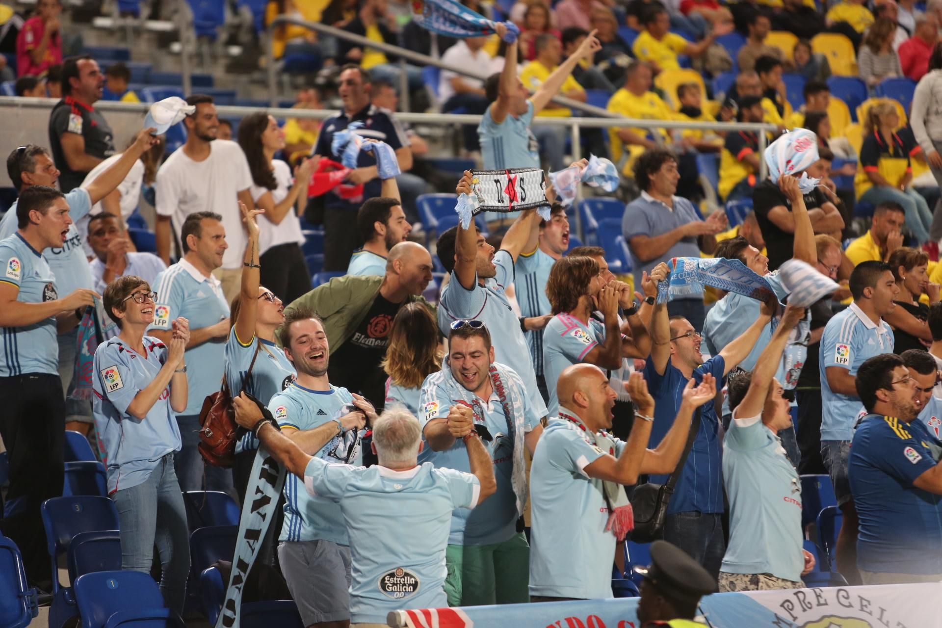 Imágenes del partido disputado en el Estadio de Gran Canaria entre la UD Las Palmas y el Celta de Vigo. Alejandro Ramos.