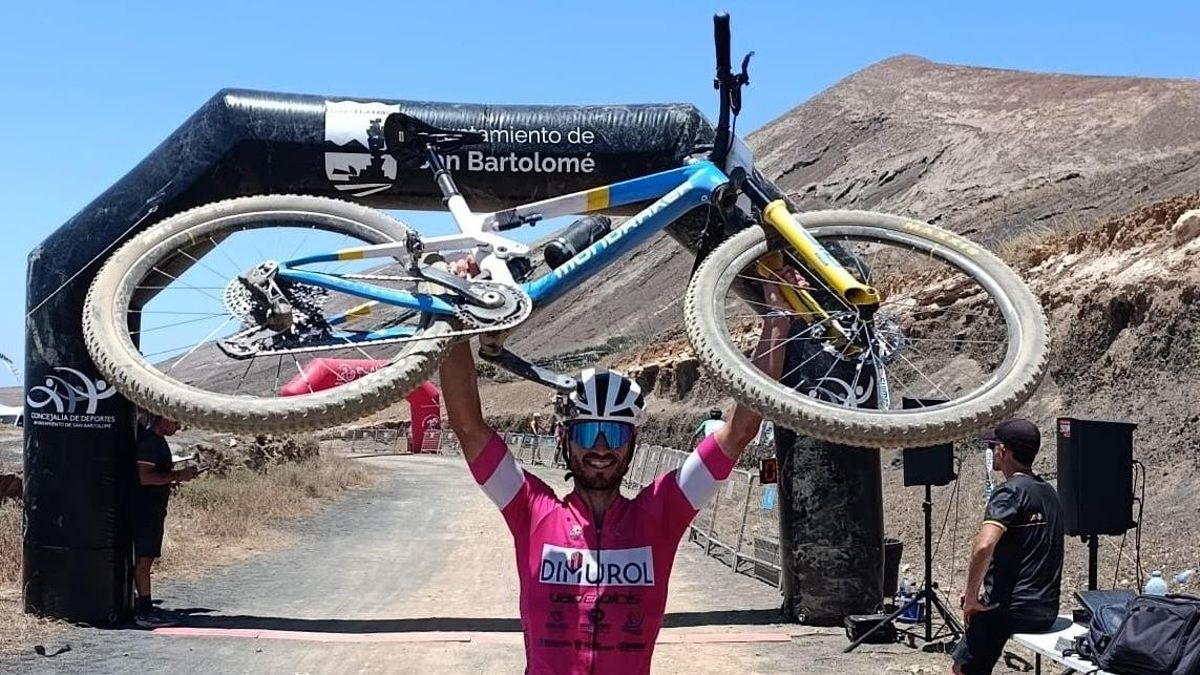 El ciclista palmero Pedro Rodríguez ya suma 13 Campeonatos de Canarias, una cifra jamás alcanzada