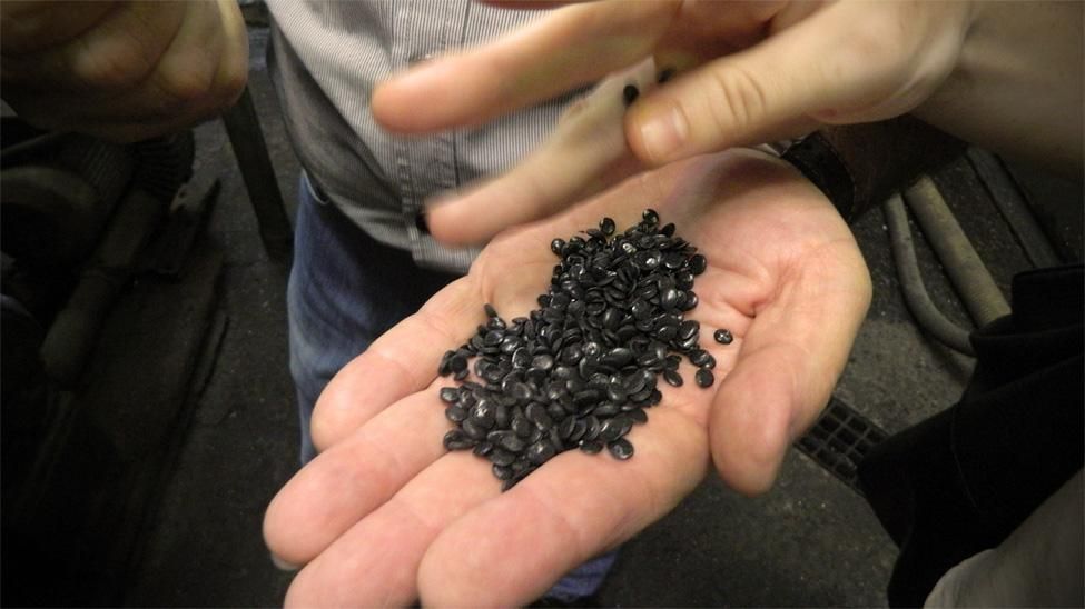 Plástico para reciclar en Plascan. (Carlota VE)