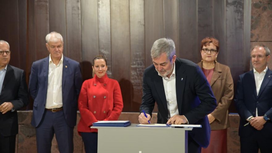 El nuevo convenio de Dependencia suscrito por el Cabildo de La Palma con el Gobierno de Canarias garantiza la financiación de 1004 plazas en la Isla