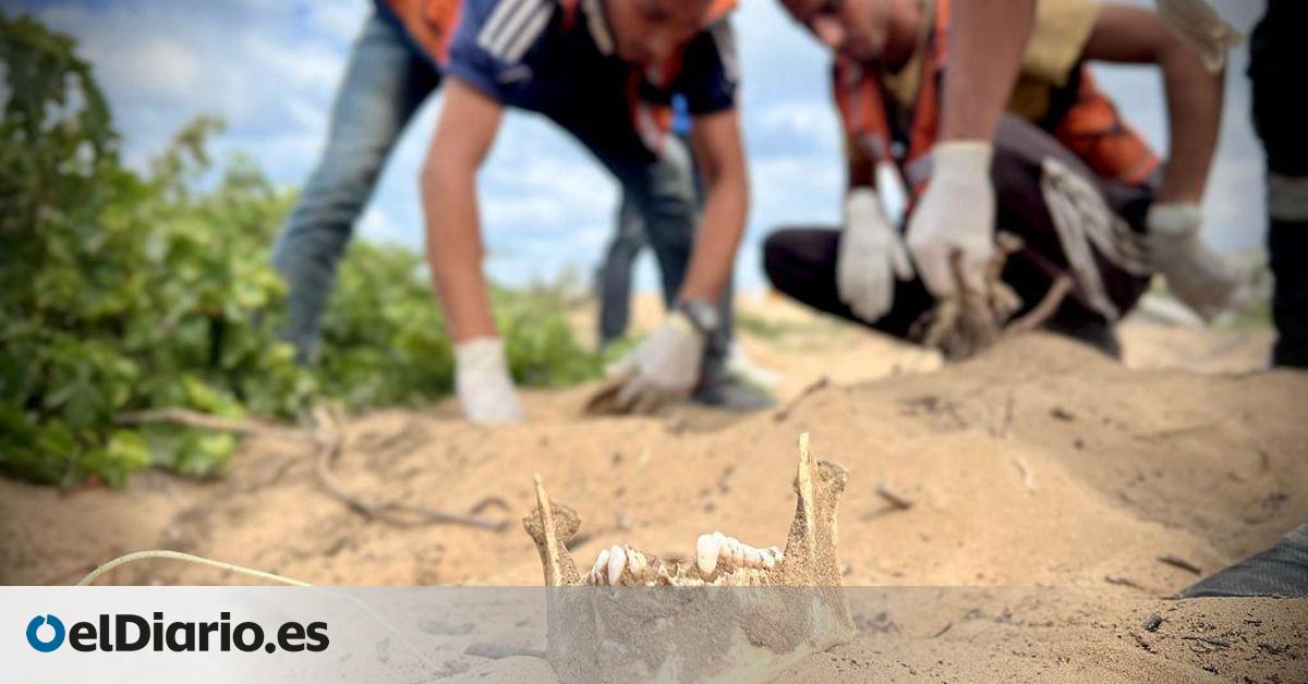 Gaza comienza a buscar a sus muertos entre los escombros tras el alto el fuego: “Encontrar un solo hueso nos aliviaría”
