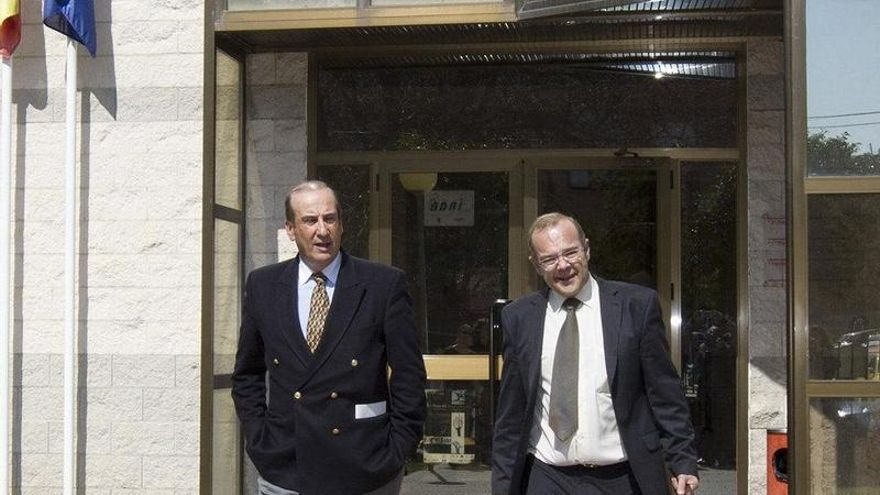 Francis Franco, en el Juzgado de Calamocha (Teruel) en marzo de 2016. / Antonio García/EFE