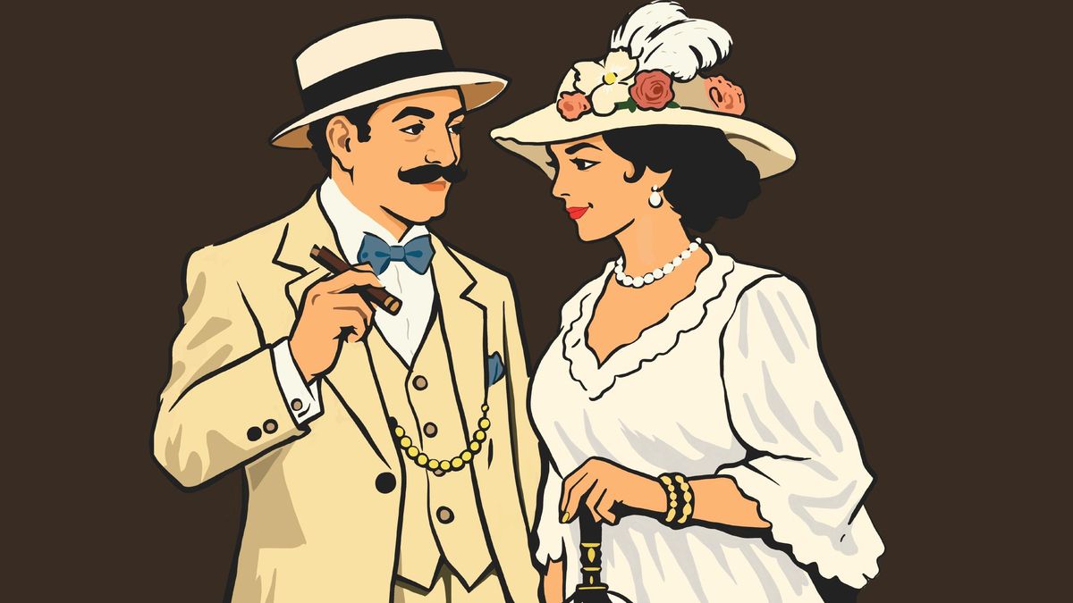 El cartel de Los Indianos evoca los años 20 del siglo XX y está inspirado en el estilo Art Déco