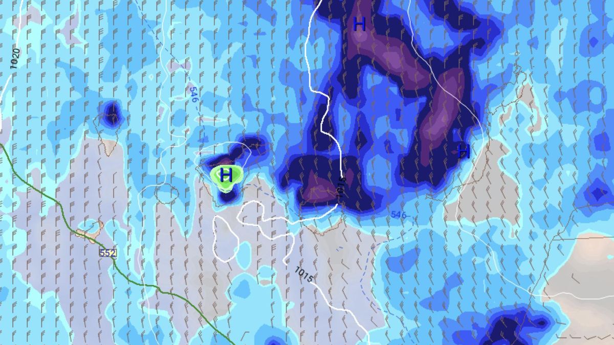 Canarias se prepara para un temporal: lluvia de avisos amarillos y naranjas de Aemet este fin de semana