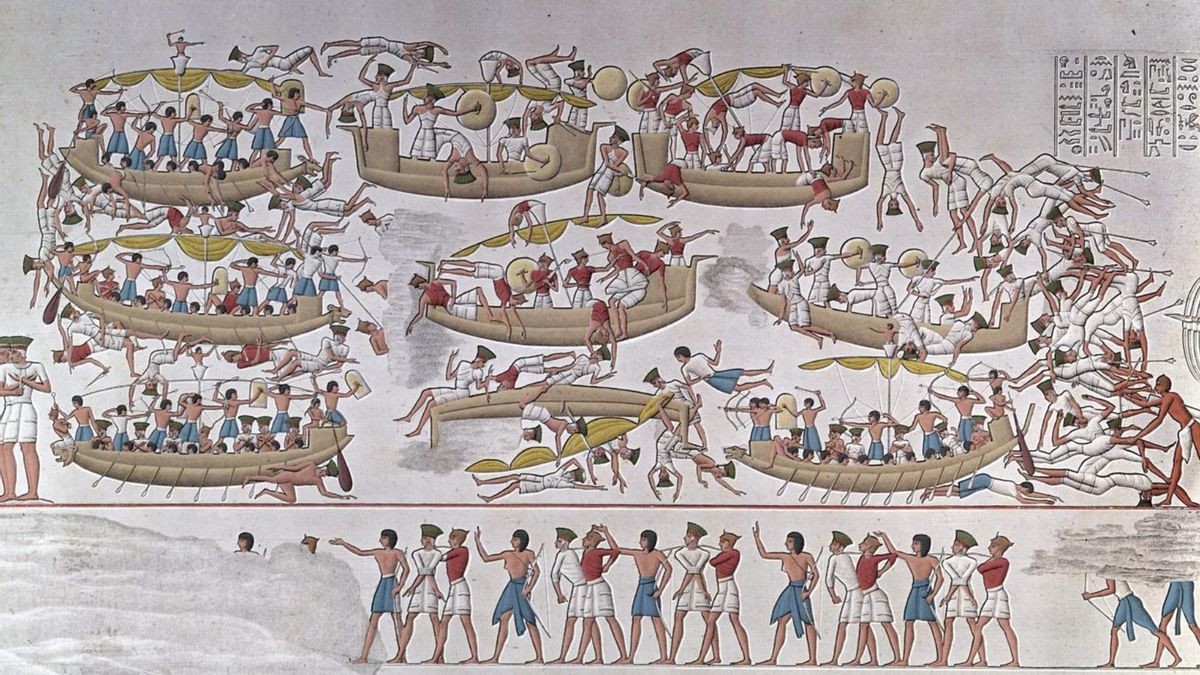 ¿Quiénes eran realmente los Pueblos del Mar? Los jeroglíficos cuentan su guerra contra Egipto, pero no resuelven el misterio
