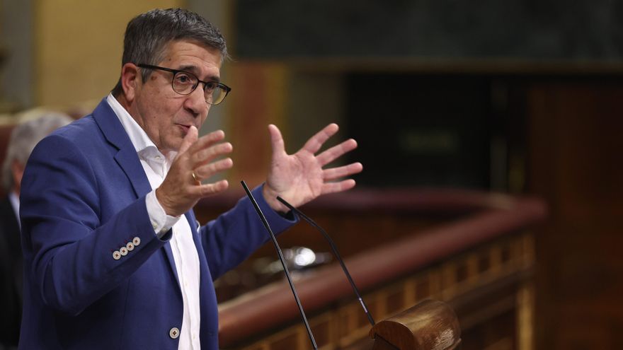 El portavoz del grupo socialista en el Congreso, Patxi López.