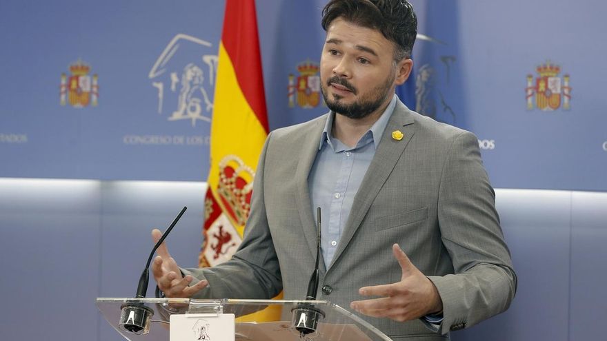 El diputado de ERC Gabriel Rufián.