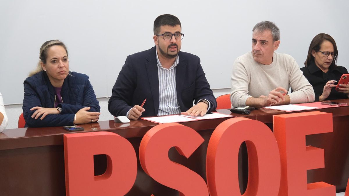 Borja Perdomo, secretario general del PSOE de La Palma y portavoz del Grupo Socialista en el Cabildo.