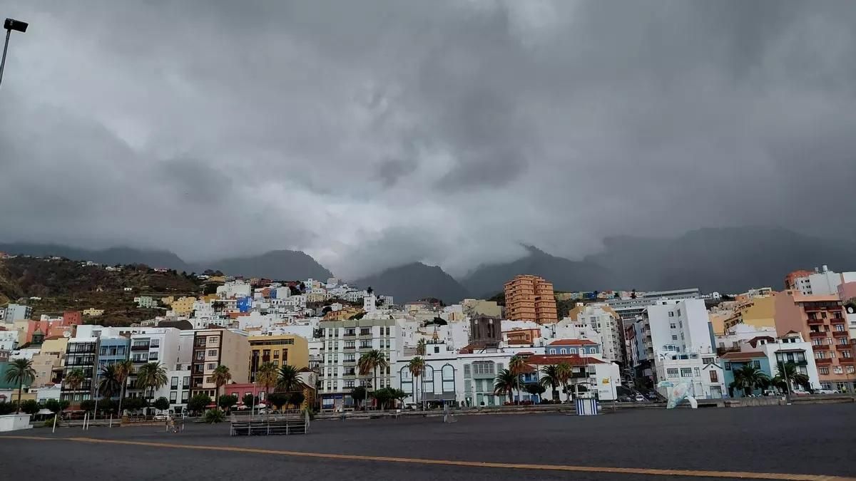 Probables lluvias débiles y ocasionales este viernes en el norte y este de La Palma