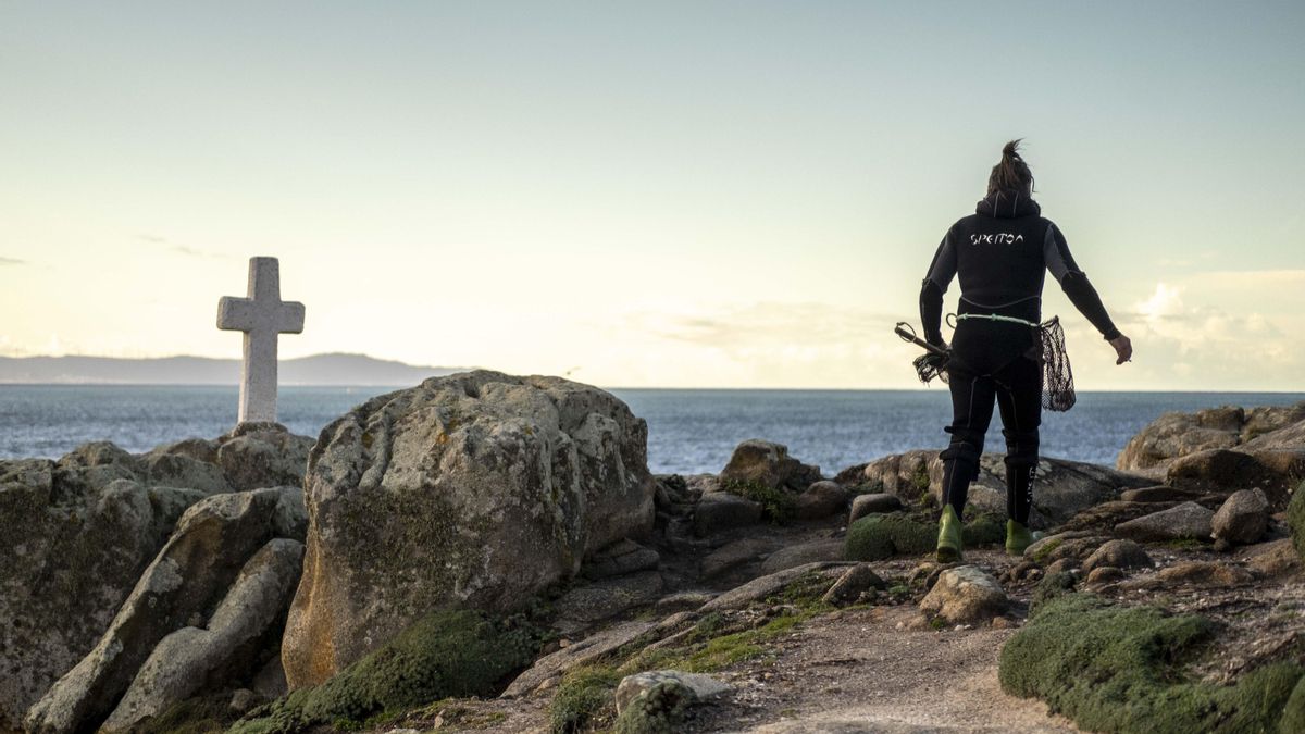 Percebeiros en O Roncudo