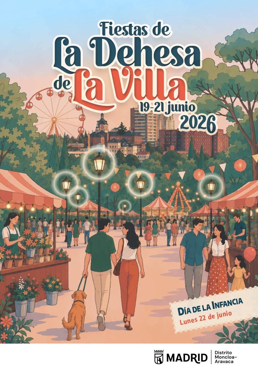 Cartel de las fiestas de la Dehesa de la Villa 2026